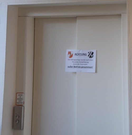 18. Februar 2024: Personenrettung aus Lift